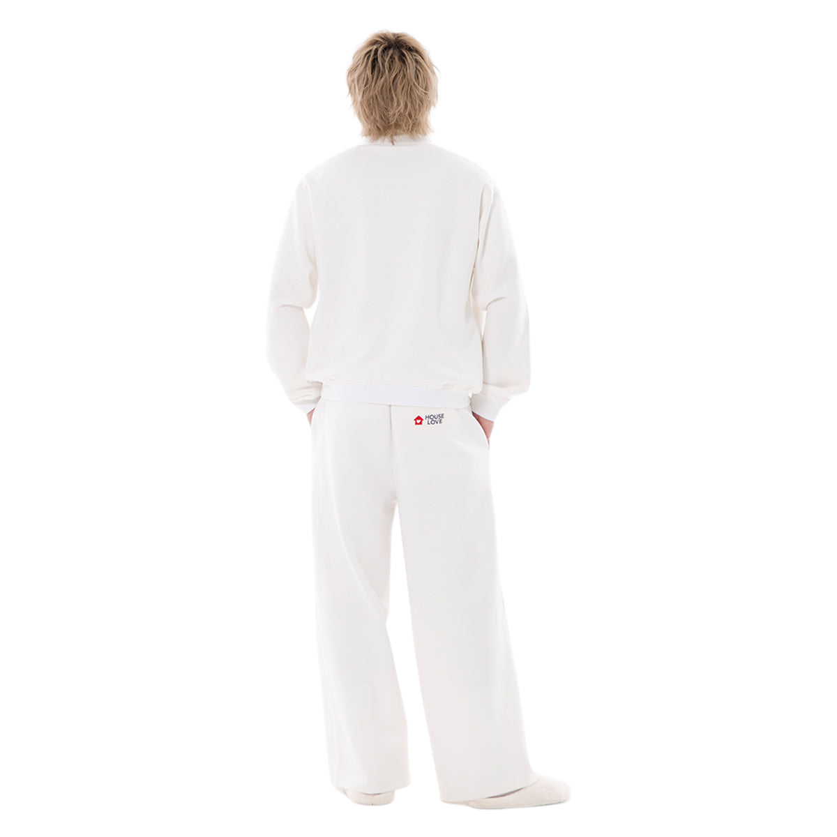 【House Love】Flexible track wide pants