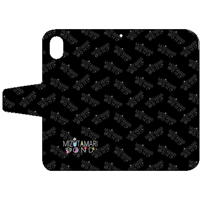 【水溜りボンド】iPhone XR 手帳型ケース(ブラック)