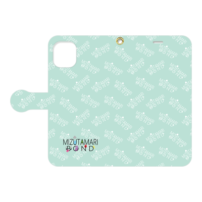 【水溜りボンド】iPhone 11 手帳型ケース(グリーン)