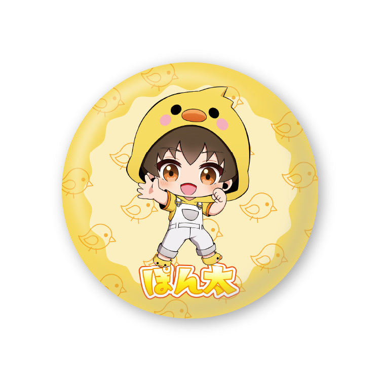 【ぷちひなフレンズ】缶バッジ2024(ぽん太全身ver.)