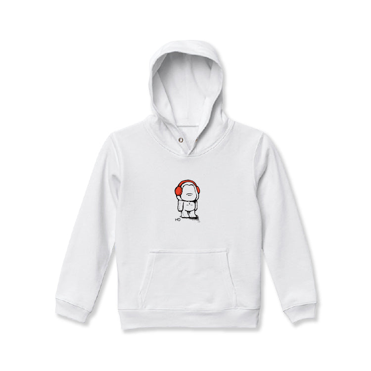 【はまちこちゃんねる】ごりちこパーカー_キッズ(ホワイト)