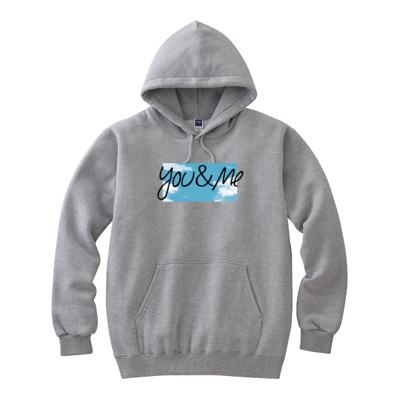 you&meフーデッドパーカー(デザインC)