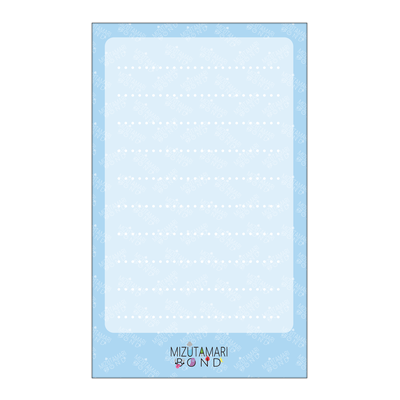 【水溜りボンド】卓上メモ(ブルー)
