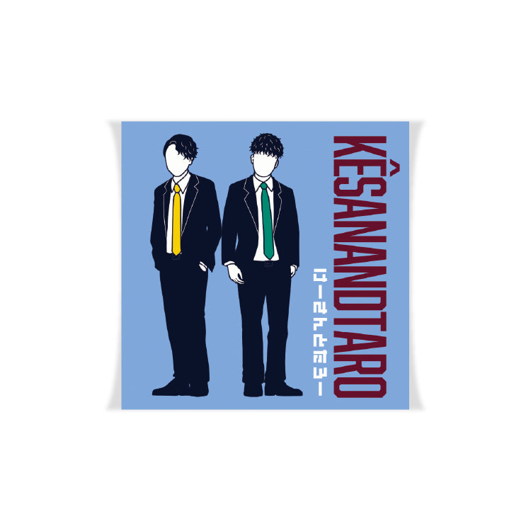【けーさんとたろー】ステッカー(ブルー)