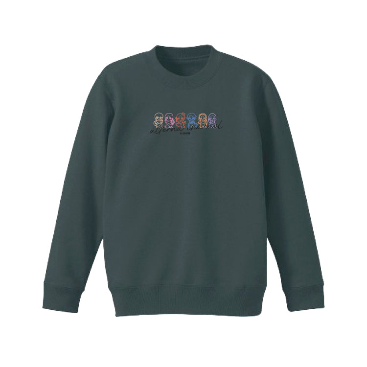 【おるたなChannel】イラストロングTシャツ ブラック