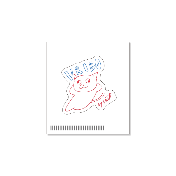 おるたなChannel ないとー_にゃんこの日チャリティー【ステッカー】