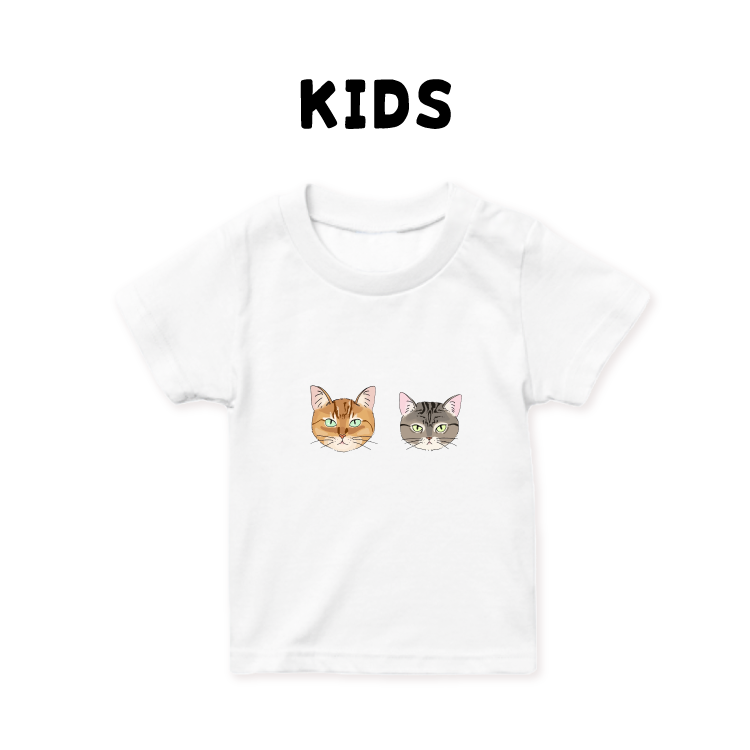 HIMAWARIちゃんねる まーちゃん_にゃんこの日チャリティー【Tシャツ(kids)】