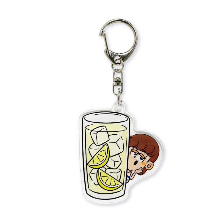 【になに】レモンサワーアクキー