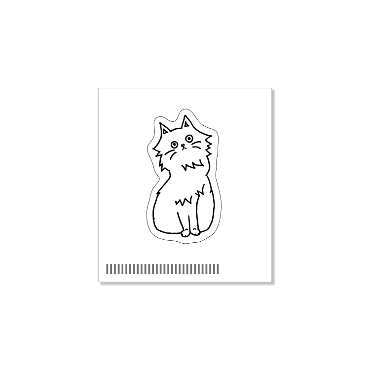 Nami Channel_にゃんこの日チャリティー【ステッカー】