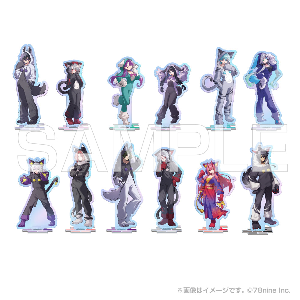 『俺クロ』憑かれた俺と黒神心霊相談所 アニマル着ぐるみ オーロラアクリルスタンド