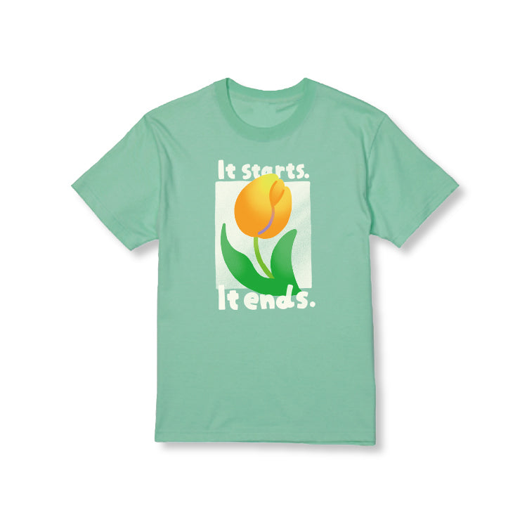 チューリップTシャツ/ミント