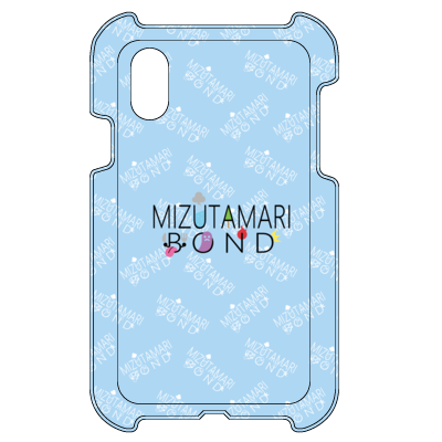 【水溜りボンド】iPhone XS / X ハードカバーケース(ブルー)