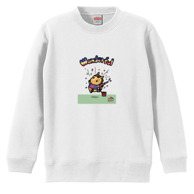 【ふざけファクトリー】ワンダホーキッズスウェット(うまんまパークコラボ)