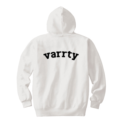 【V.I.P】フーデッドライトパーカー(ホワイト)