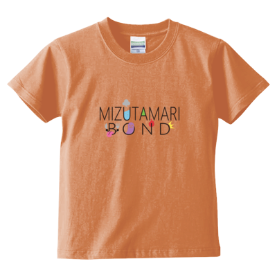 【水溜りボンド】キッズTシャツ(黒ロゴ)