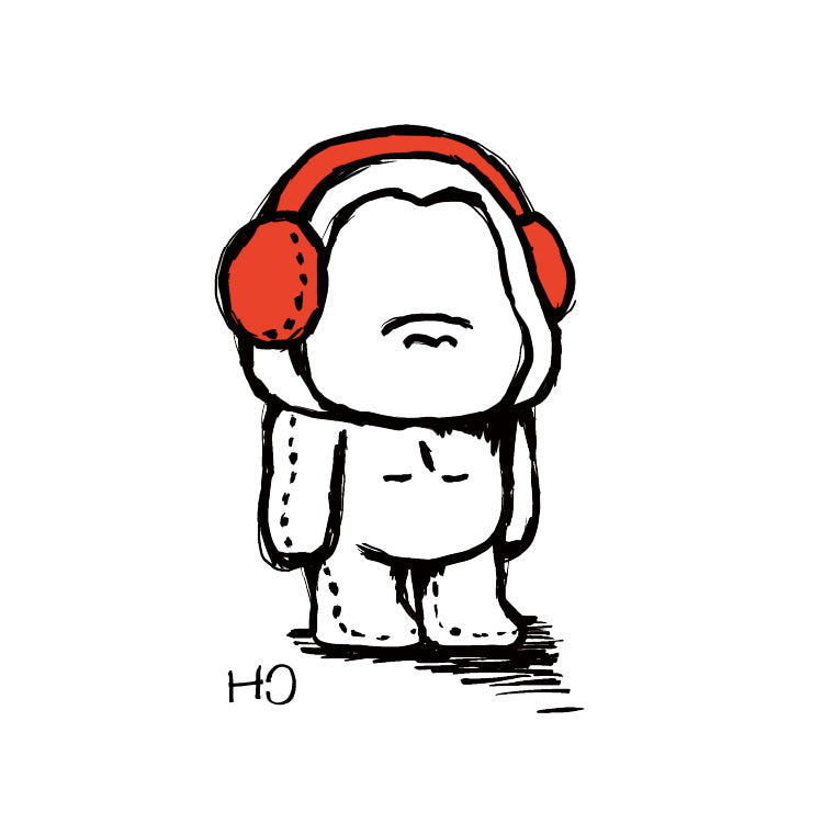 【はまちこちゃんねる】ごりちこパーカー(ホワイト)