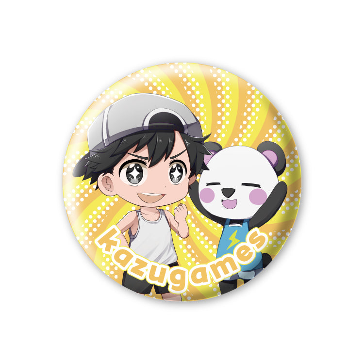 【カズゲームズ】10周年記念 缶バッジ(喜)