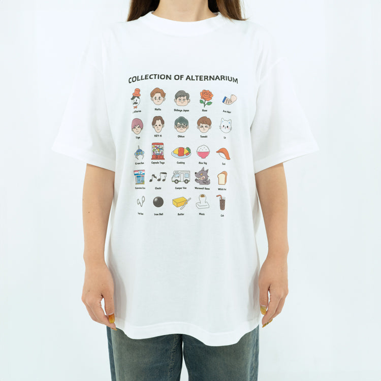 【おるたなChannel】シン・ALTERNARIUMTシャツ(ホワイト)