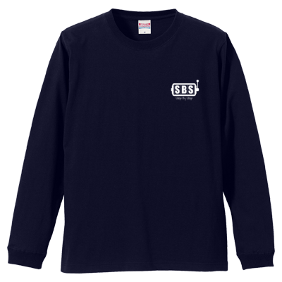 SBS DOUBLE UP 両面ロンT(白ロゴ)
