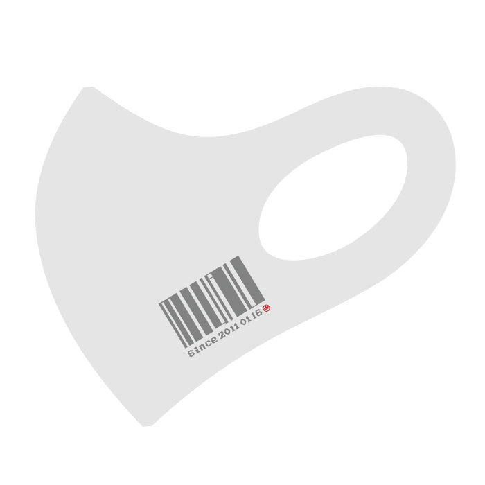 【新作】2021 Miyau マスク Miyau バーコード(ライトグレー)