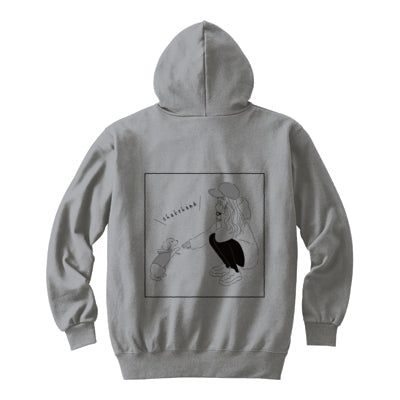 【ゆんみちゃんねる】ジップパーカー(グレー)