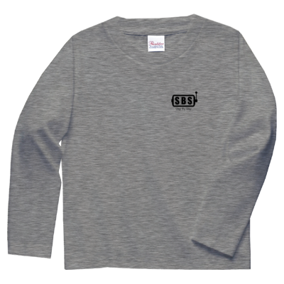 SBS DOUBLE UP 両面キッズロンT(黒ロゴ)