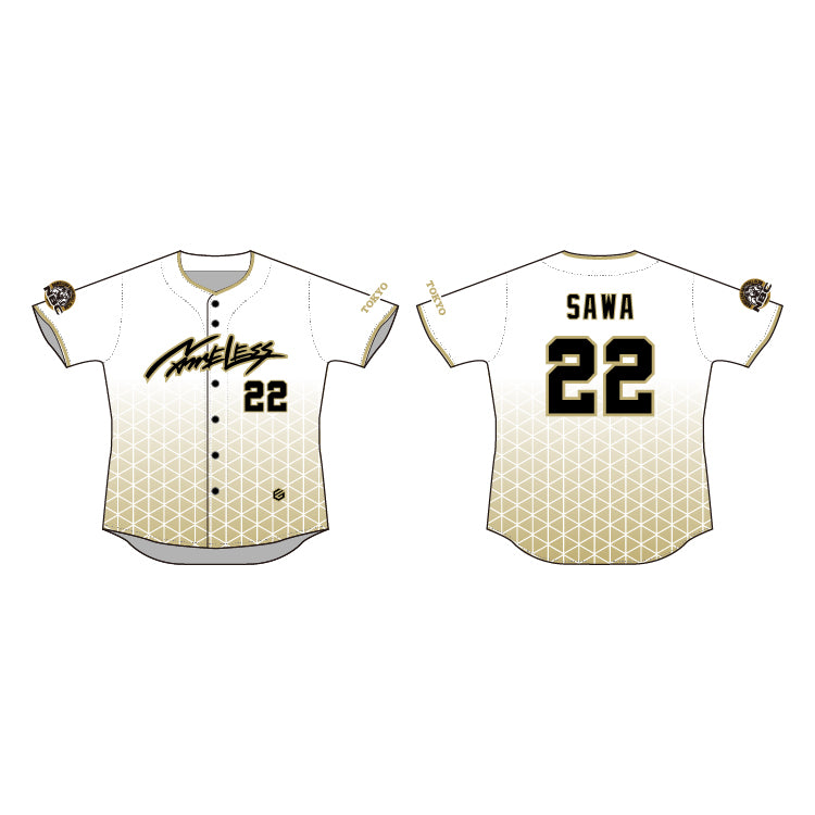 【名も無き野球部】オーセンティックユニフォーム(ビジター)