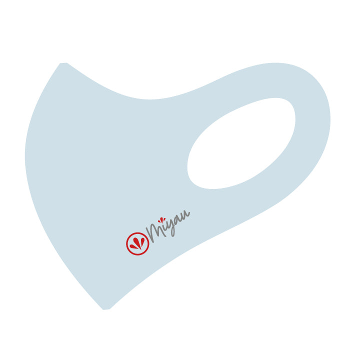 【新作】2021 Miyau マスク Miyau ロゴ(ライトブルー)