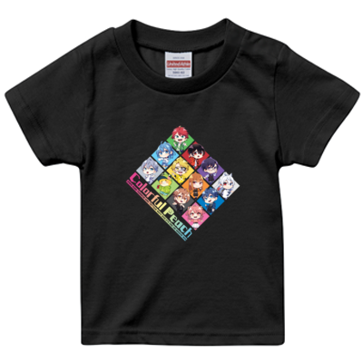 【カラフルピーチ】キッズTシャツ2023(大集合 Ver.)