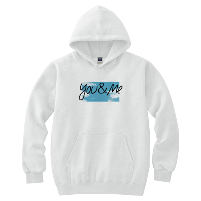 you&meフーデッドパーカー(デザインC)