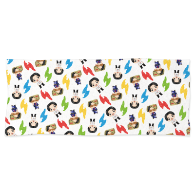 けえ【島育ち】フェイスタオル(けえ&伊吾煉蔵)