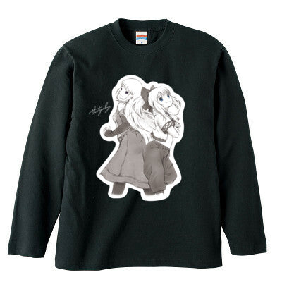 チョビさんのロングTシャツ(ブラック)