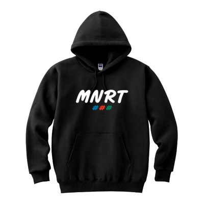 【マナル隊】 はじめてのパーカー(ブラック)