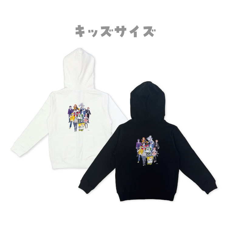 【カラフルピーチ】からぴちコレクション キッズフルジップパーカー(等身 Ver.)