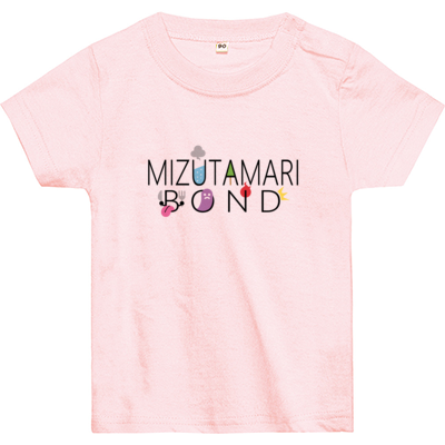 【水溜りボンド】ベビーTシャツ(黒ロゴ)