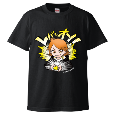 とーまゲーム レバーオンTシャツ(ブラック)
