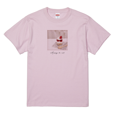 【ちぃちゃんねる】Happy to eat Tシャツ