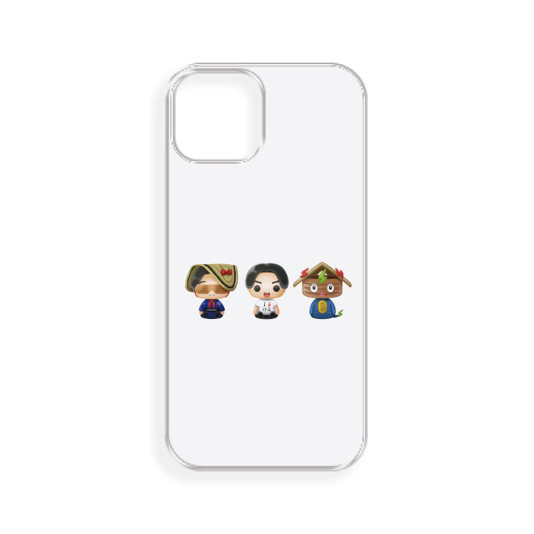 けえ【島育ち】推しiPhone 14 クリアケース(全員集合)