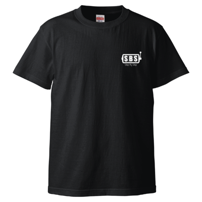 SBS DOUBLE UP 両面Tシャツ(白ロゴ)