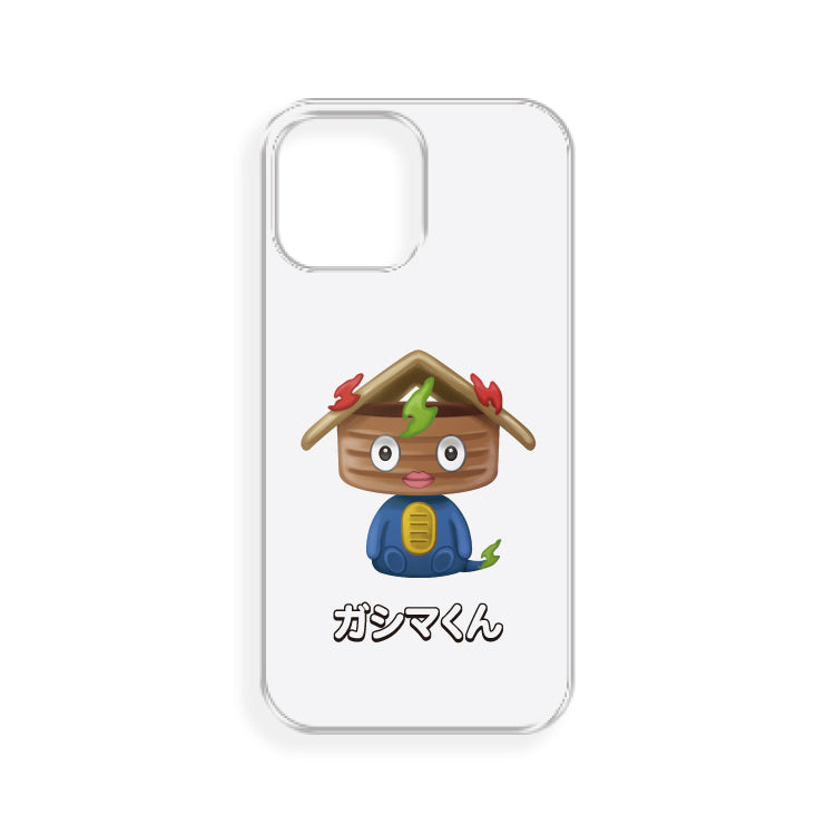 けえ【島育ち】推しiPhone 13 Pro Max クリアケース(ガシマくん)