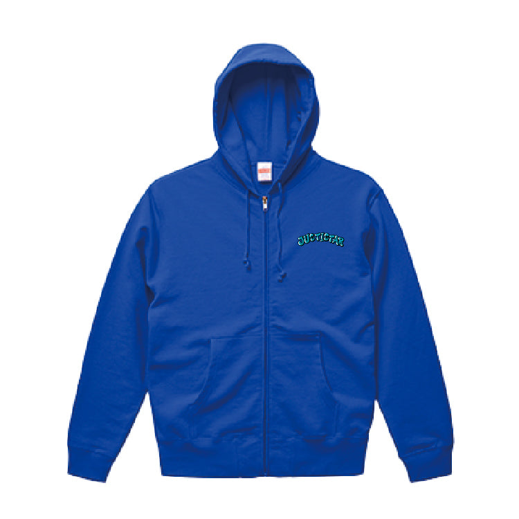 【ジャスティスター】フルジップフーディ(ブルー)