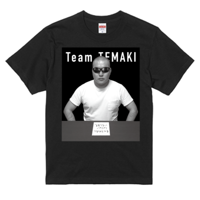 【TeamTEMAKI】 This is SHAJAI Tシャツ(ホワイト/ブラック)