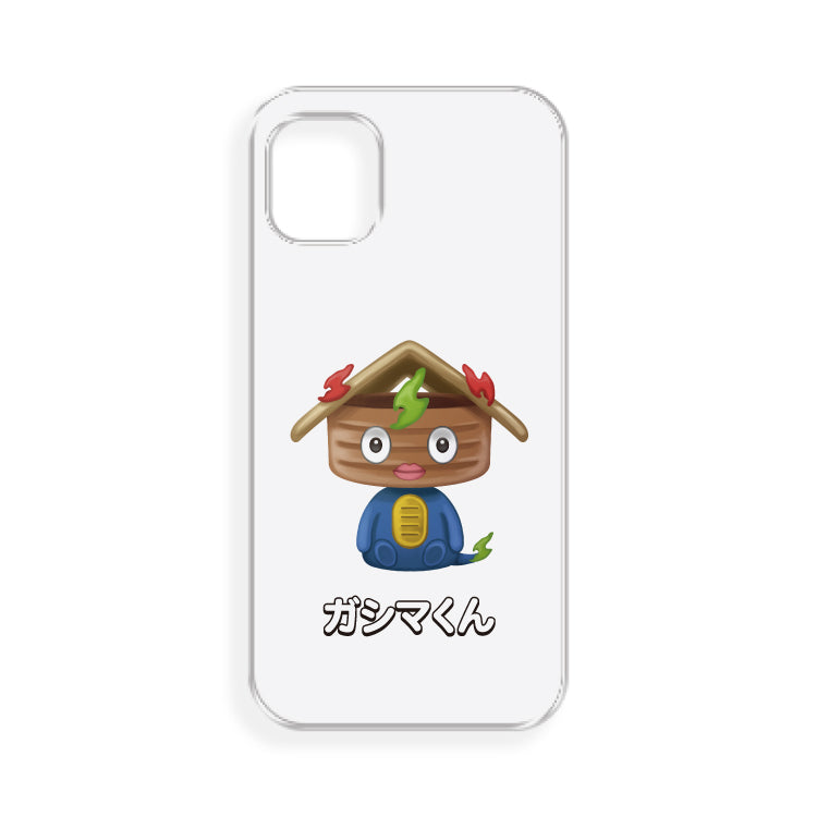 けえ【島育ち】推しiPhone 11 クリアケース(ガシマくん)