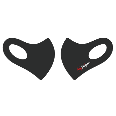 【新作】2021 Miyau マスク Miyau ロゴ(ブラック)