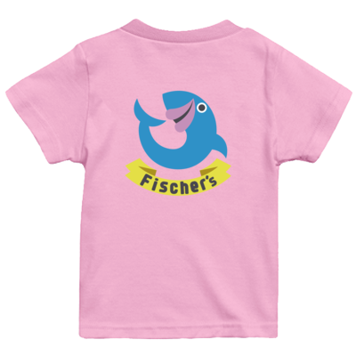 【フィッシャーズ】ロゴキッズTシャツ ブルーロゴ(背面)