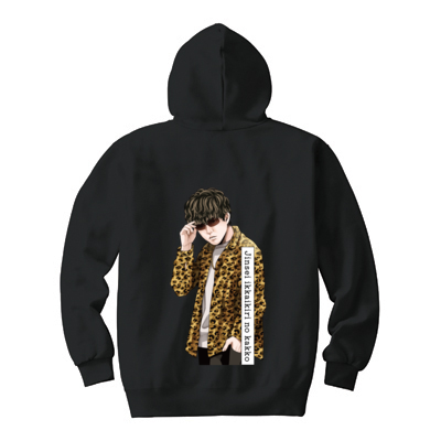 【よしなま】WINNERパーカー(ブラック)