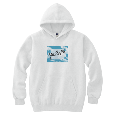 you&meフーデッドパーカー(デザインE)