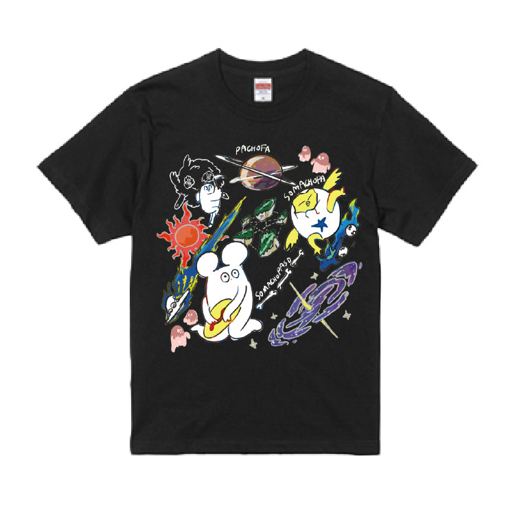 ゲーム10万ダウンロード記念Tシャツ(ブラック)