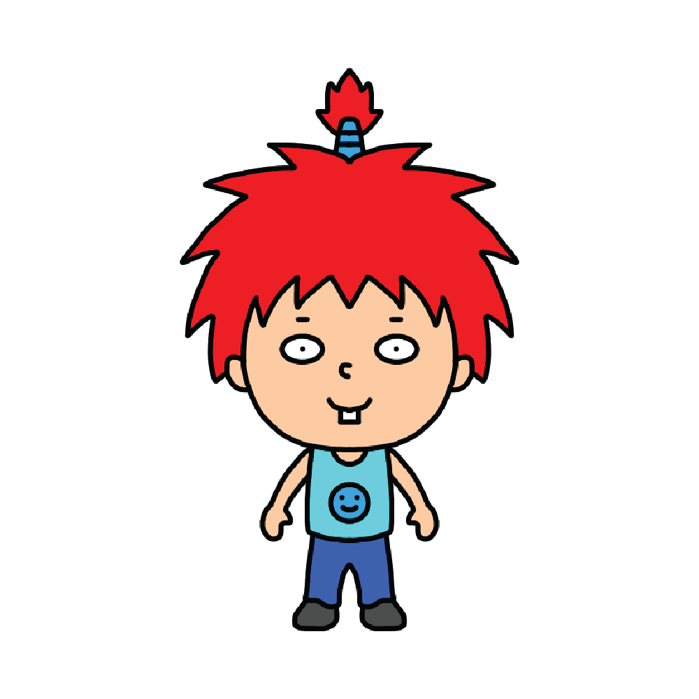 【ゴウキブック】ワンポイントTシャツ ばかおくん