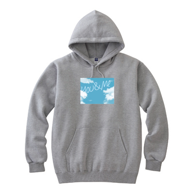 you&meフーデッドパーカー(デザインB)